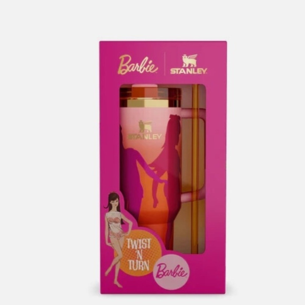 Authentic Sold Out Stanley Barbie X '60S Twist 'N Turn Quencher H2.0 Tumbler 40